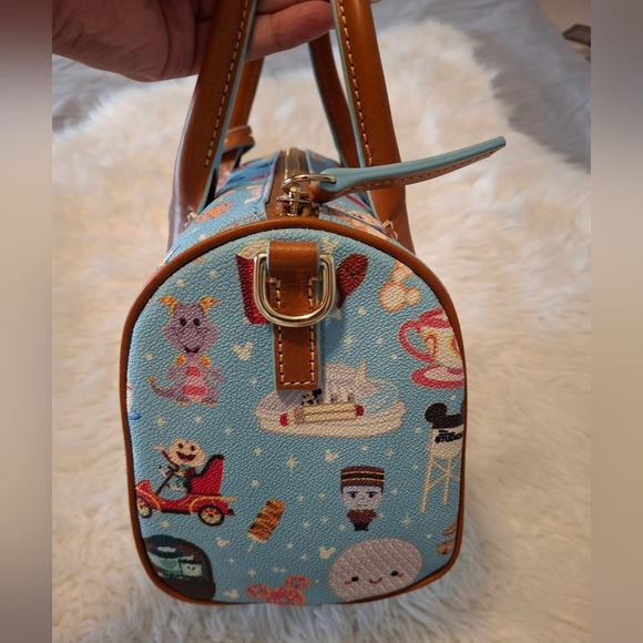 Dooney & Bourke Blue and Brown Women's Bag - Picture 7 of 10
